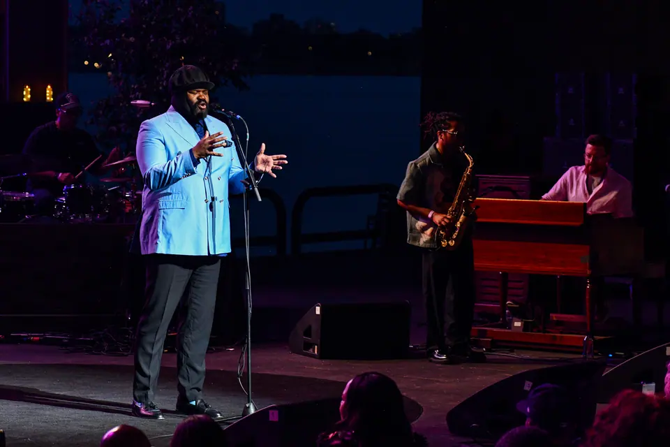 Gregory Porter and his band